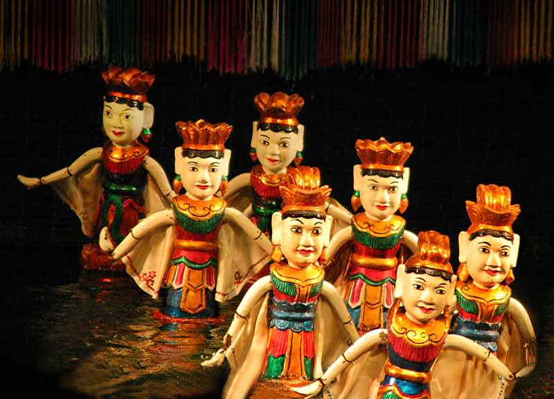 Hanoi water puppets
